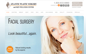  Kirk helps Atlantic Plastic Surgery to redesign their website